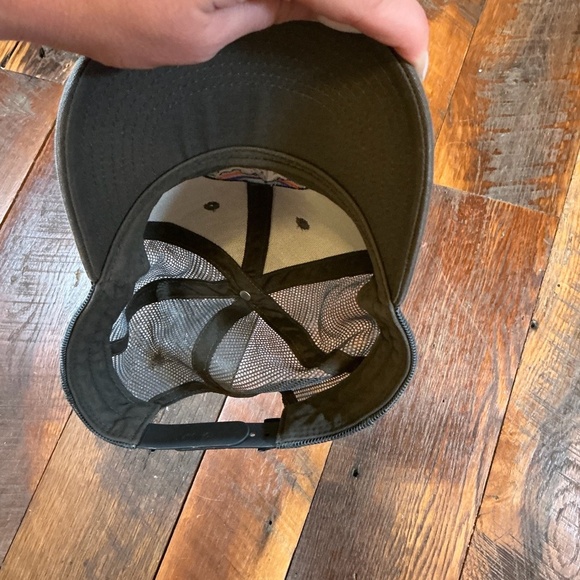 Patagonia 1973 Logo Trucker Hat Gray Mesh Back Adjustable Cap - Picture 5 of 6